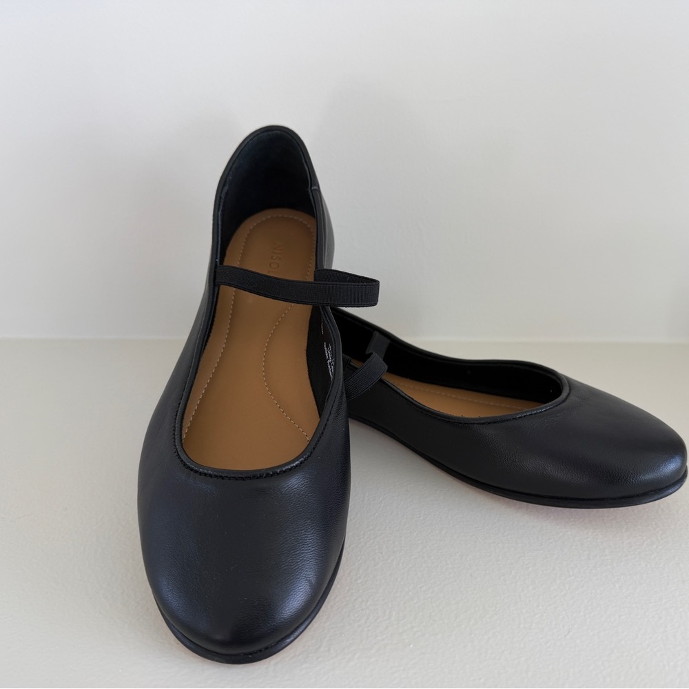 Brand New Nisolo Black Women's Mary Jane Flats